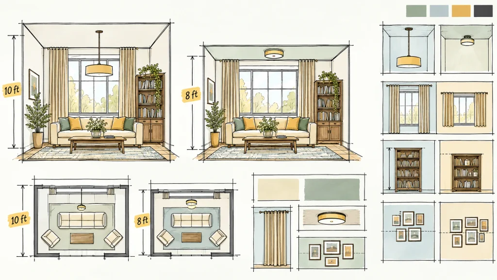 Why Designer Rooms Never Work in 8-Foot Ceilings