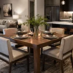 4 by 4 Dining Table for Modern Home
