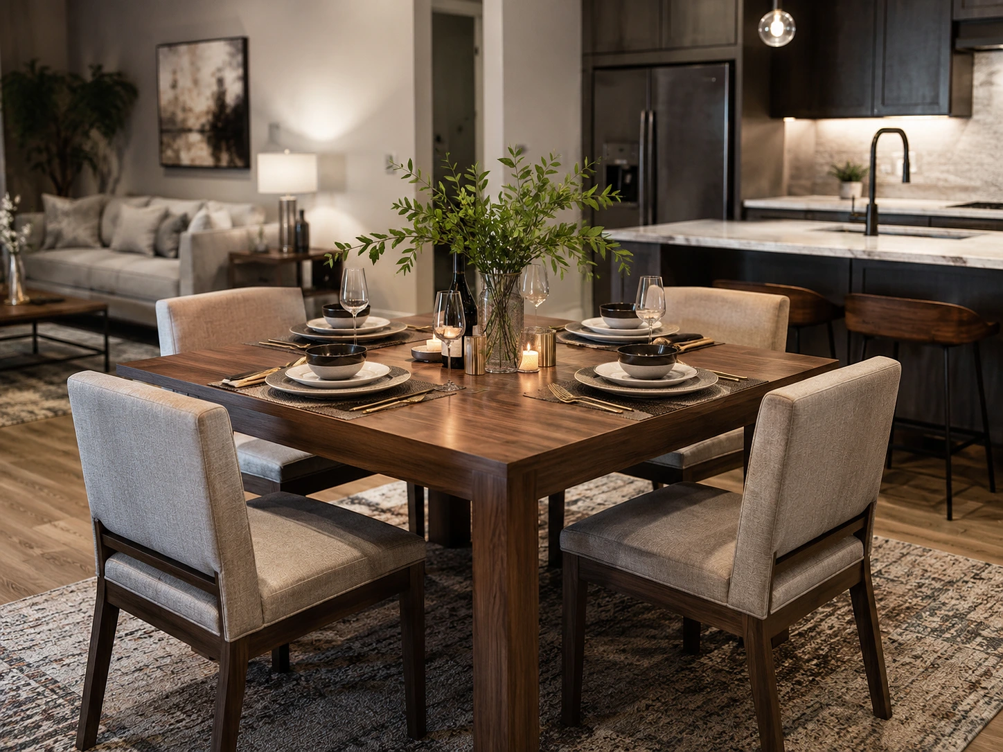 4 by 4 Dining Table for Modern Home