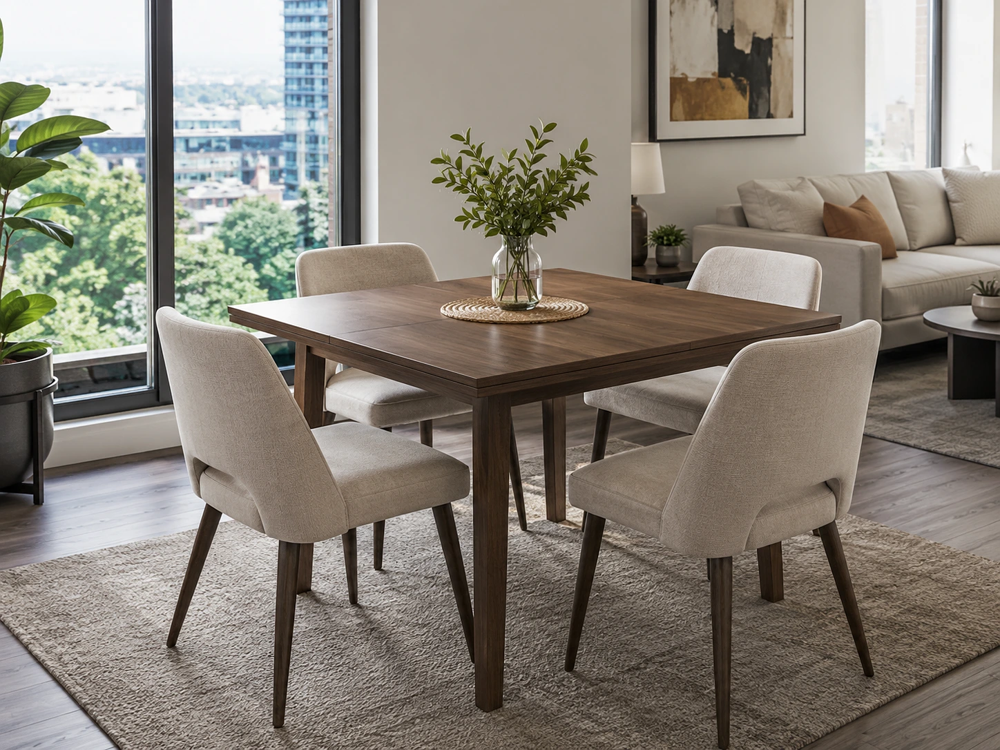 4 by 4 Dining Table for Modern Homes