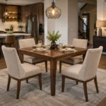 4 Chair Dining Set for Modern Home