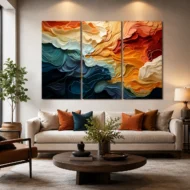 Designart “Biomorphism Organic Forms V” Modern Wall Arts
