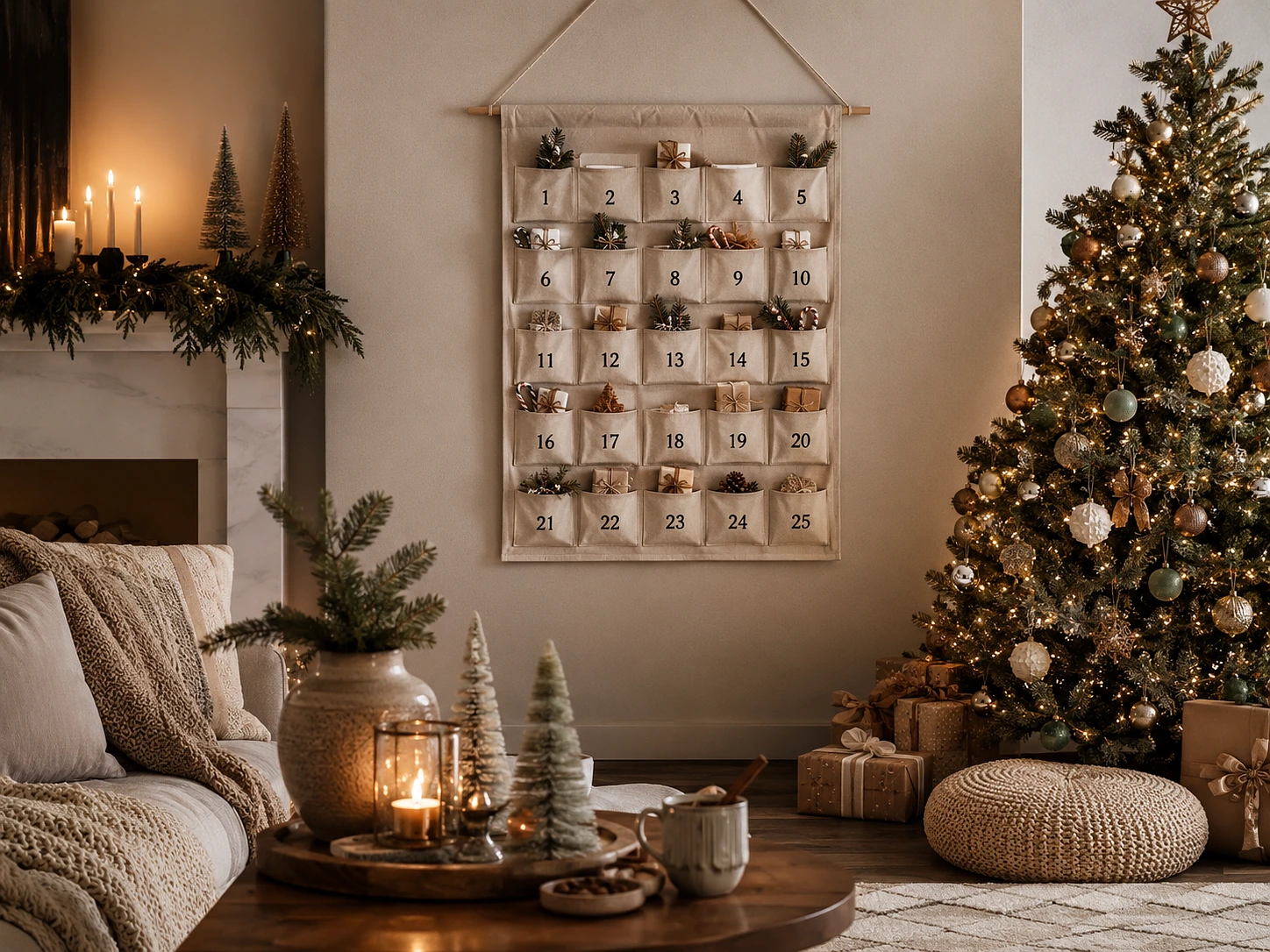 Christmas Advent Calendar for a Warm Festive Home