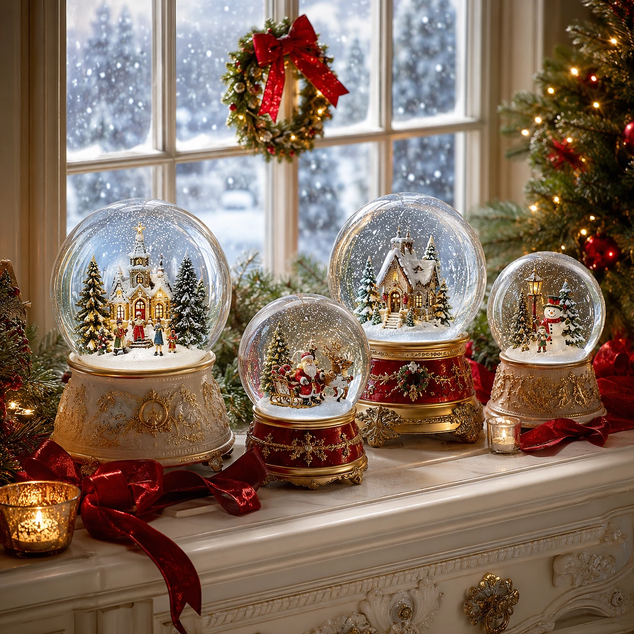 Decorative Snow Globes for a Magicals Christmas Home