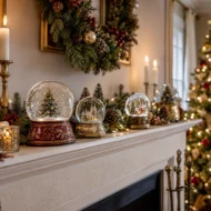 Festives Ornamental Snow Globes for Home Decor