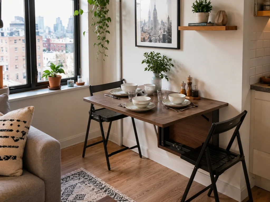 Foldable Eating Table for Flexible Dining