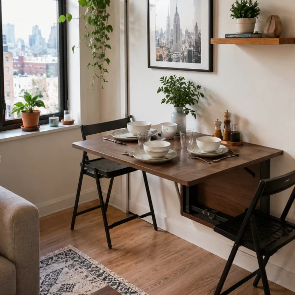 Foldable Eating Table for Flexible Dining