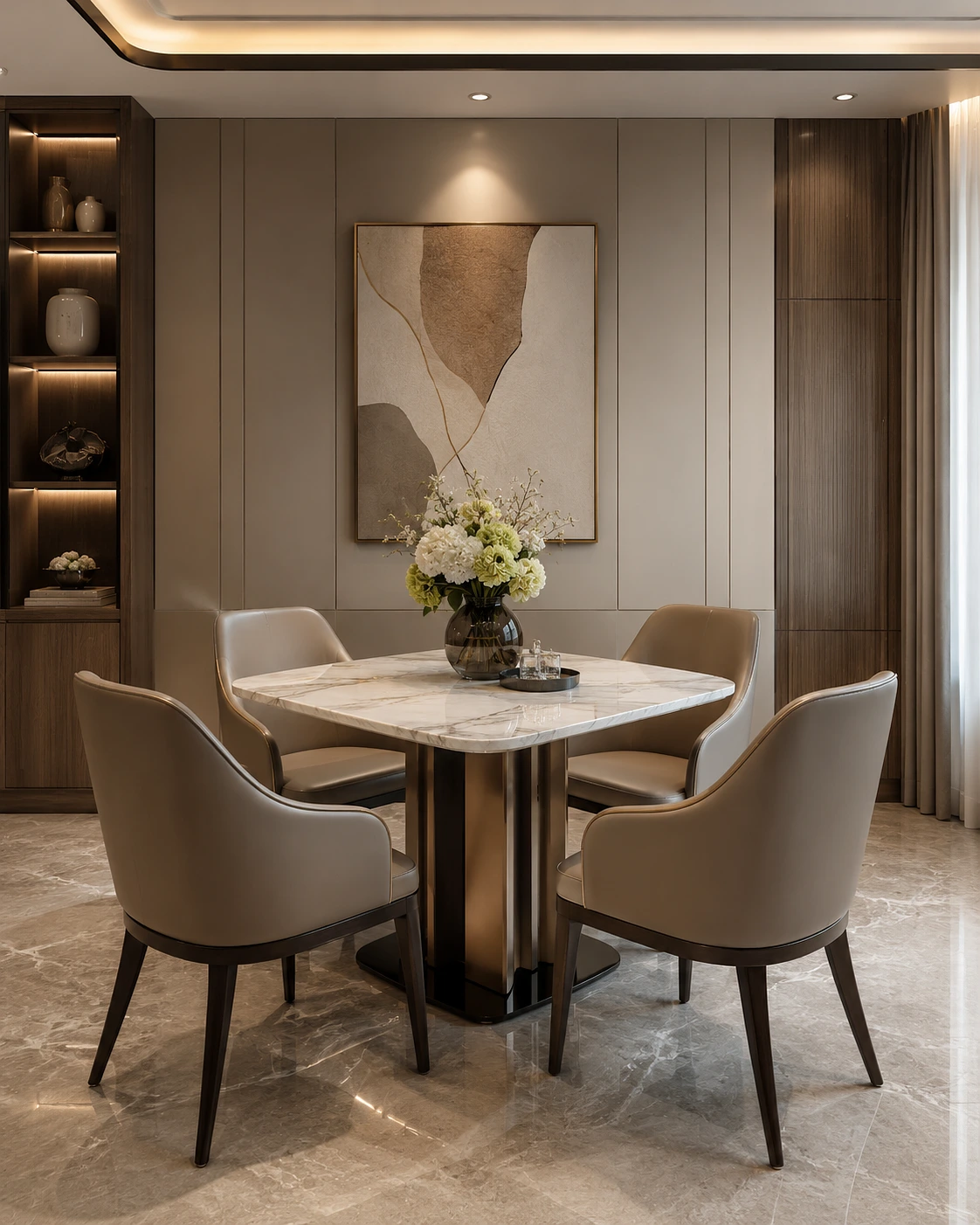 Small Dining Table And Four Chairs