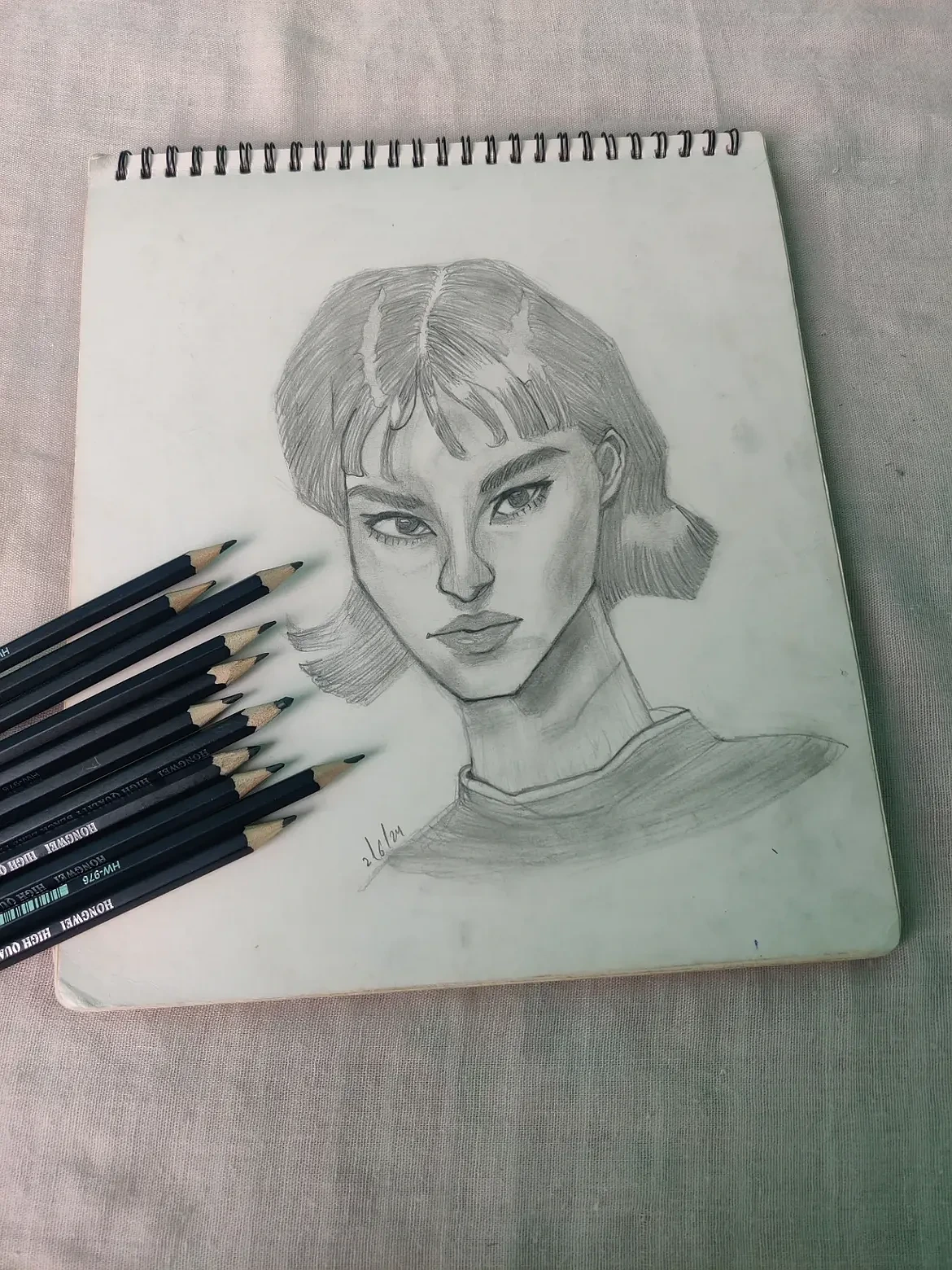 Beautiful Pencil Portrait Sketch Art