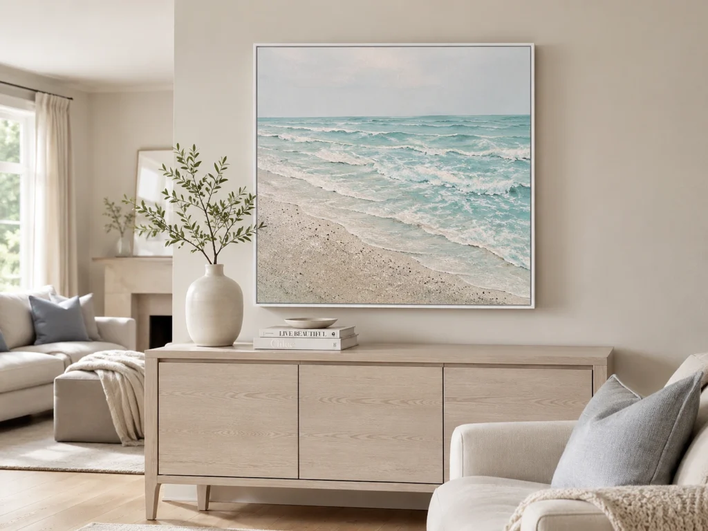 Beautiful Sea Artwork Painting for a Stylish Homes