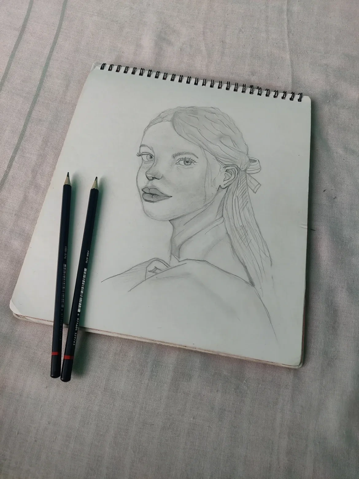 Elegant Hand Drawn Pencil Portrait Sketchs