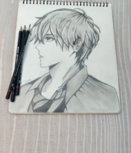 Hand Drawn Anime Pencil Sketches Portrait Art