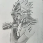 Hand Drawn Kakashi ANBU Pencil Sketch Arts