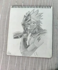 Hand Drawn Kakashi ANBU Pencils Sketch Arts