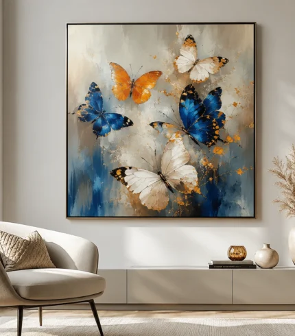 Stylish Butterfly Art Painting