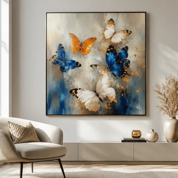 Stylish Butterfly Art Painting