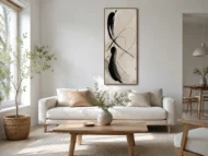 Stylish Vertical Wall Art for Modern Home Decors