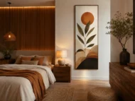 Vertical Wall Art for Modern Home Decor
