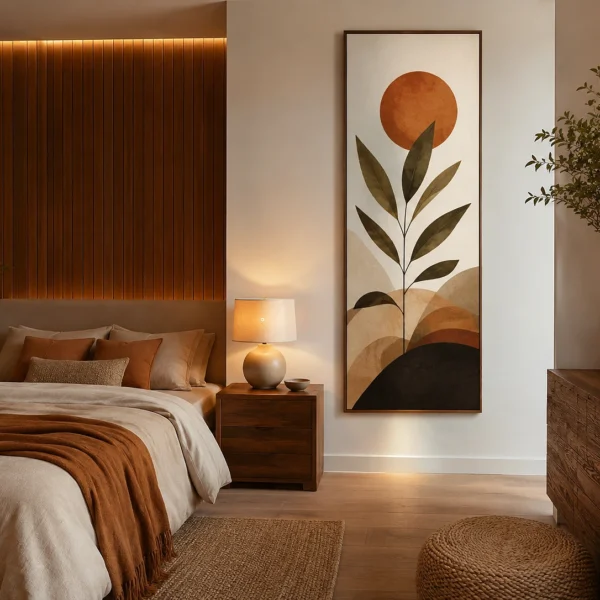 Vertical Wall Art for Modern Home Decor
