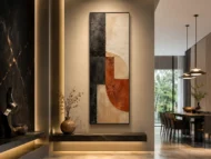 Vertical Wall Art for Modern Look