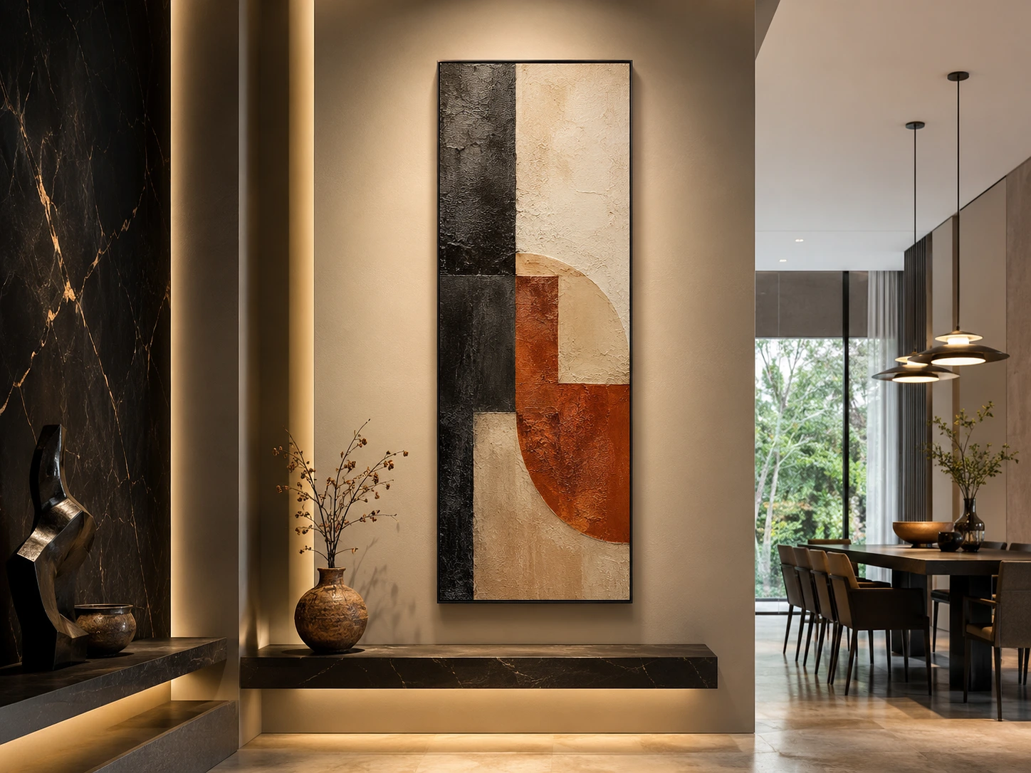 Vertical Wall Art for Modern Look