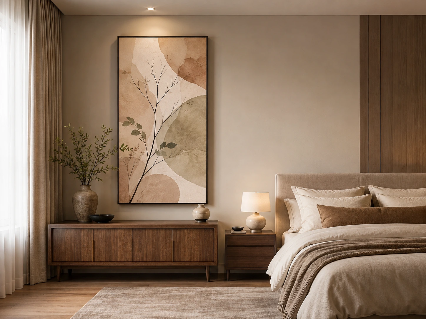 Vertical Wall Art for Moderns Look