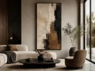 Vertical Wall Arts for Modern Home Decor